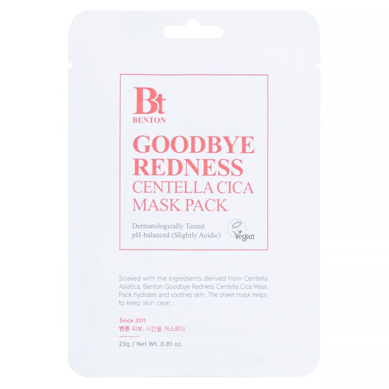 GOODBYE REDNESS CENTELLA MASK - BENTON