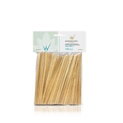 Mini Spatules pour Épilation en Bois x100