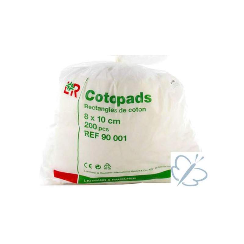 COTONS Rectangulaire 8X10 par 200 COTONS Rectangulaire 8X10 par 200