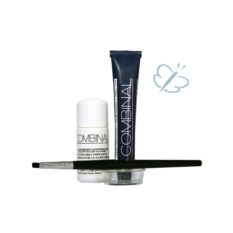 KIT COMBINAL TEINTURE DE CILS BLEU/NOIR KIT COMBINAL TEINTURE DE CILS BLEU/NOIR