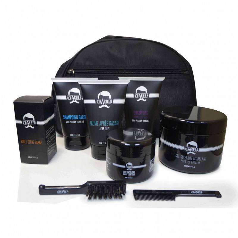 Trousse O'BARBER ligne Homme cheveux et barbe Trousse O'BARBER ligne Homme cheveux et barbe