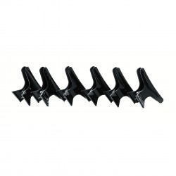 Pince papillon 1 rangée de dents lot de 12 noire