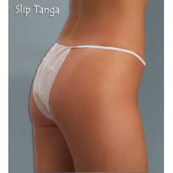 Culotte Tanga femme jetable sous emballage individuel par lot de 100