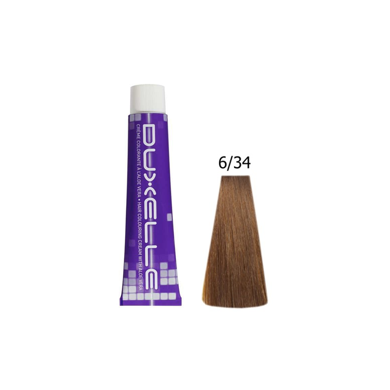 Duxelle ton sur ton blond foncé doré cuivré 60 ml 6.34 Duxelle ton sur ton blond foncé doré cuivré 60 ml 6.34