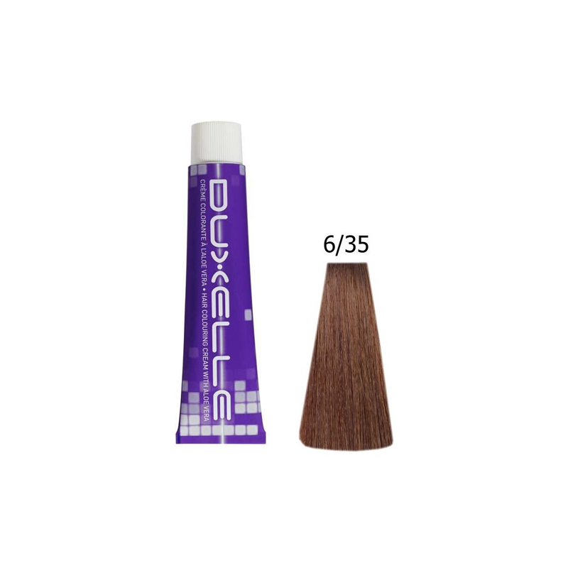 Coloration Duxelle blond foncé doré acajou 60 ml 6.35 Coloration Duxelle blond foncé doré acajou 60 ml 6.35