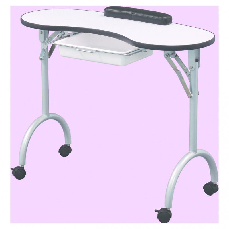 Table manucure pliante pour le domicile