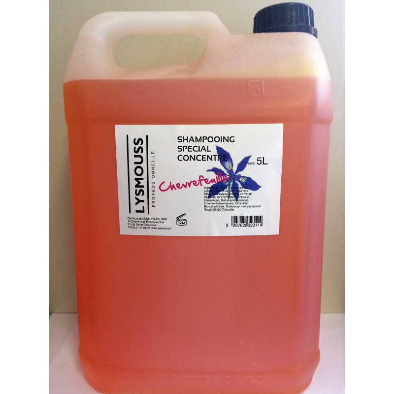 Shampooing concentré au Chevrefeuille - 5000 ml Shampooing concentré au Chevrefeuille - 5000 ml