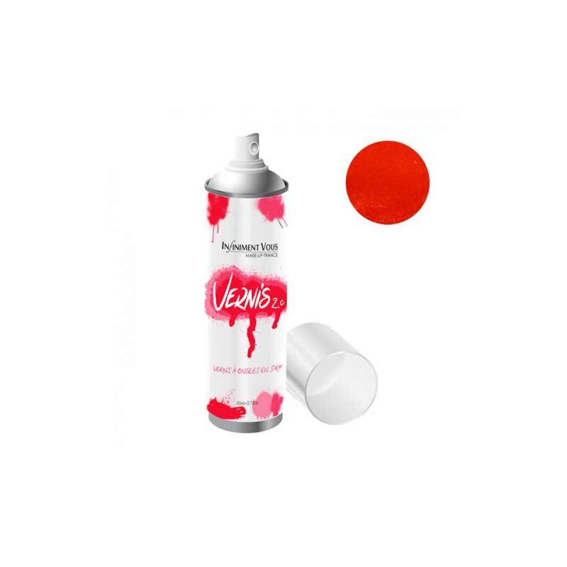 Vernis en Spray "Rouge feu" Vernis en Spray "Rouge feu"