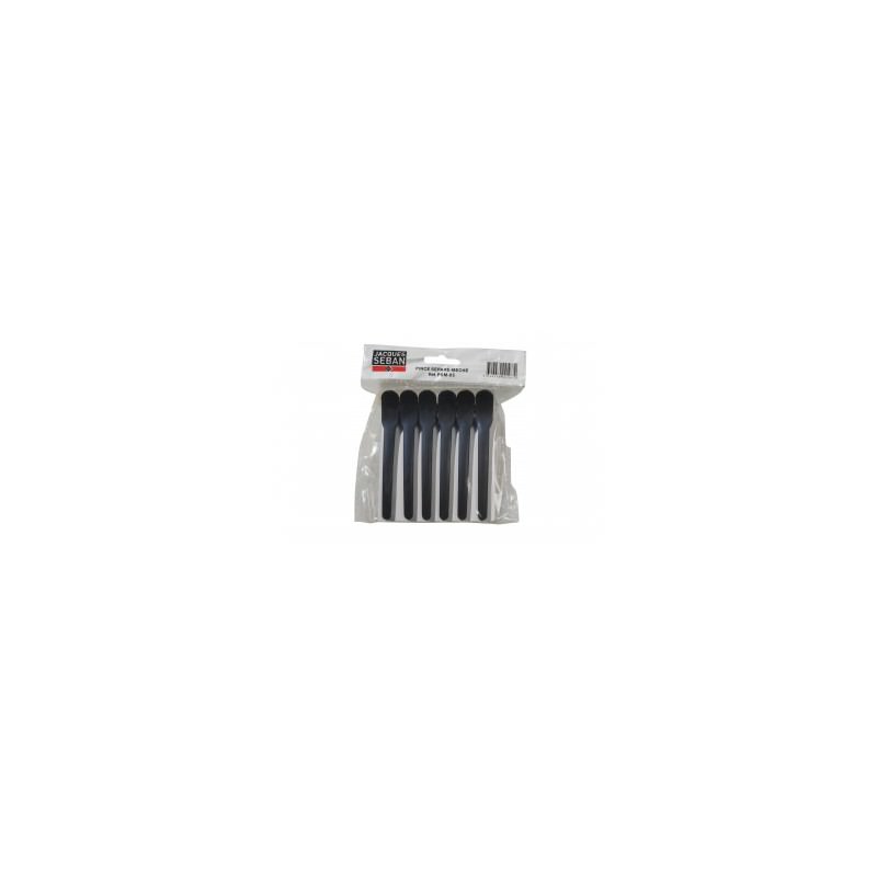 Pince separe meches sachet de 6 JACQUES SEBAN Pince separe meches sachet de 6 JACQUES SEBAN