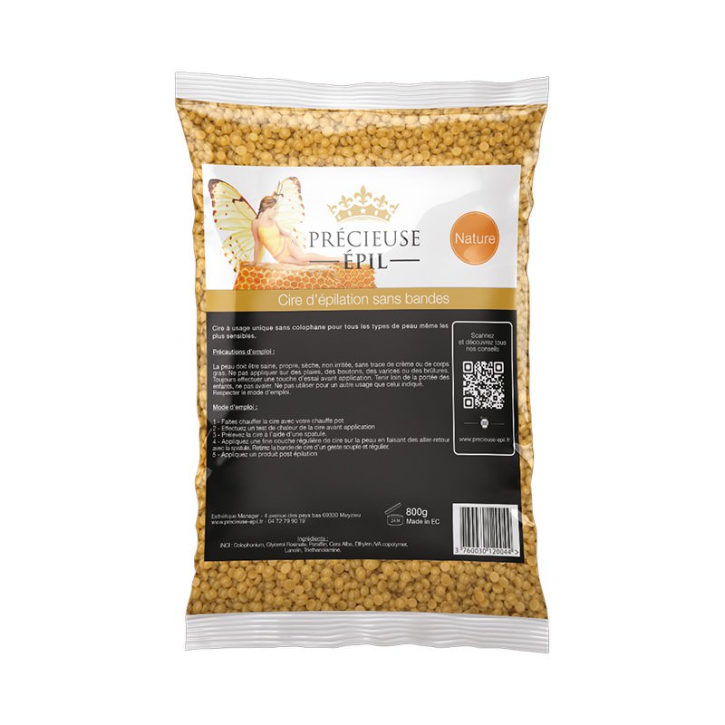 PRECIEUSE EPIL - Cire sans bande, nature - 800g PRECIEUSE EPIL - Cire sans bande, nature - 800g