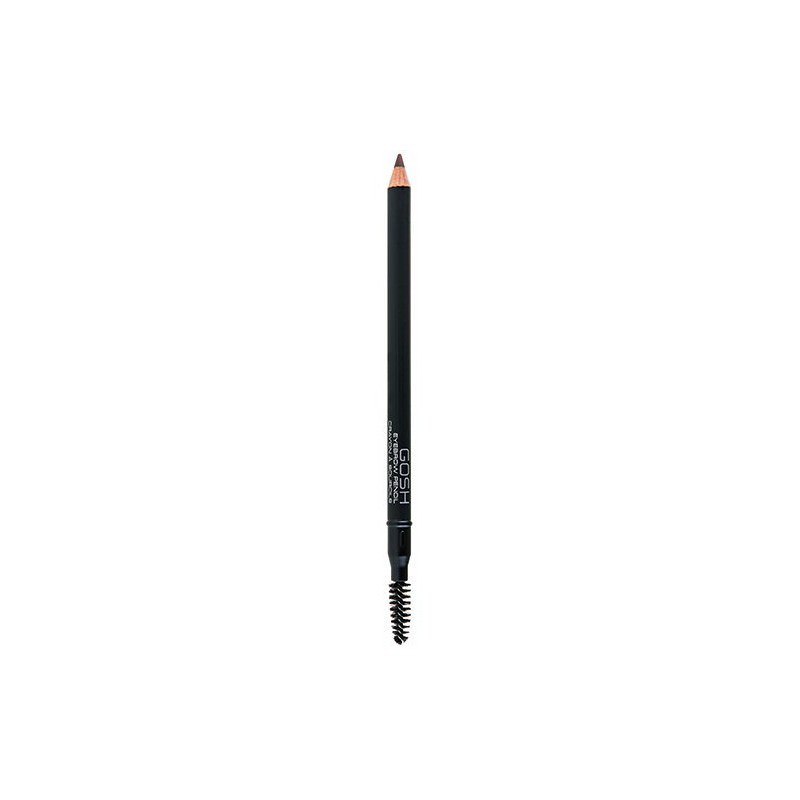 Brosse et crayon à sourcils marron foncé de la marque Gosh Copenhagen Brosse et crayon à sourcils marron foncé de la marque Gosh Copenhagen