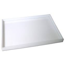 Plateau Blanc Plan de Travail 21 X30 X2 cm