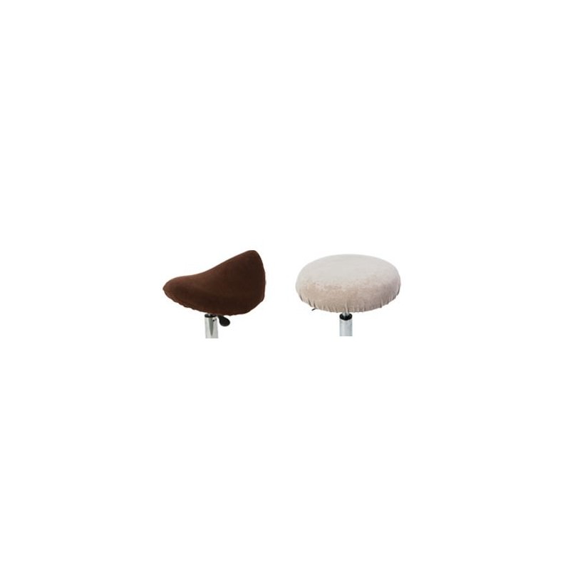 Housse de tabouret blanche Housse de tabouret blanche