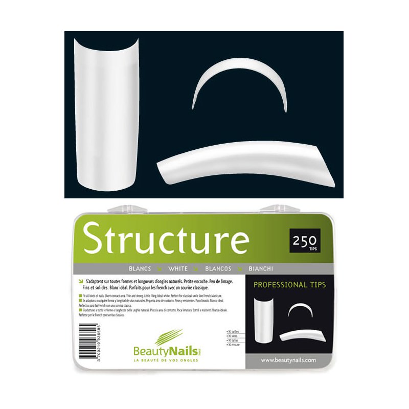 STRUCTURE TRANSPARENTES BOITE DE 100 TIPS STRUCTURE TRANSPARENTES BOITE DE 100 TIPS