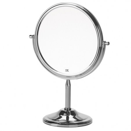 Miroir Two Way Vintage - Un Côté Régulier, L'autre Grossissant - Ancien En Très Bon état