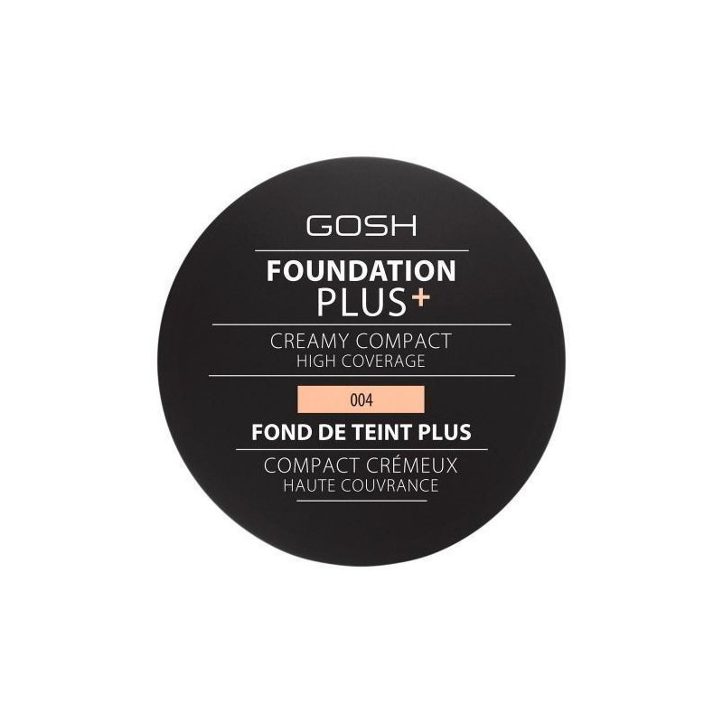 Fond de teint PLUS+ CREME COMPACTE haute couvrance 004 NATUREL 30 ml - GOSH Fond de teint PLUS+ CREME COMPACTE haute couvrance 004 NATUREL 30 ml - GOSH