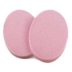 Eponges PVA ronde rose  x2 10x7.5cm