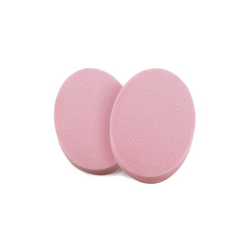 Eponges PVA ronde rose x2 10x7.5cm Eponges PVA ronde rose x2 10x7.5cm