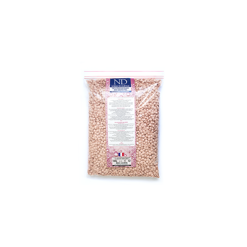 CIRE RECYCABLE PERLE ROSE NORMA de DURVILLE 1kg CIRE RECYCABLE PERLE ROSE NORMA de DURVILLE 1kg