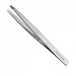 Pince à épiler DROITE INOX 9,5cm