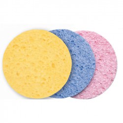 12 éponges rondes pour le démaquillage, couleur et efficacité