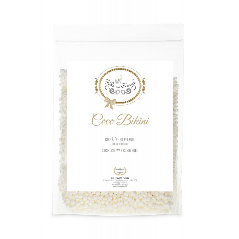 Cire à épiler sans bandes COCO BIKINI 800G - FILLE AU PLURIEL