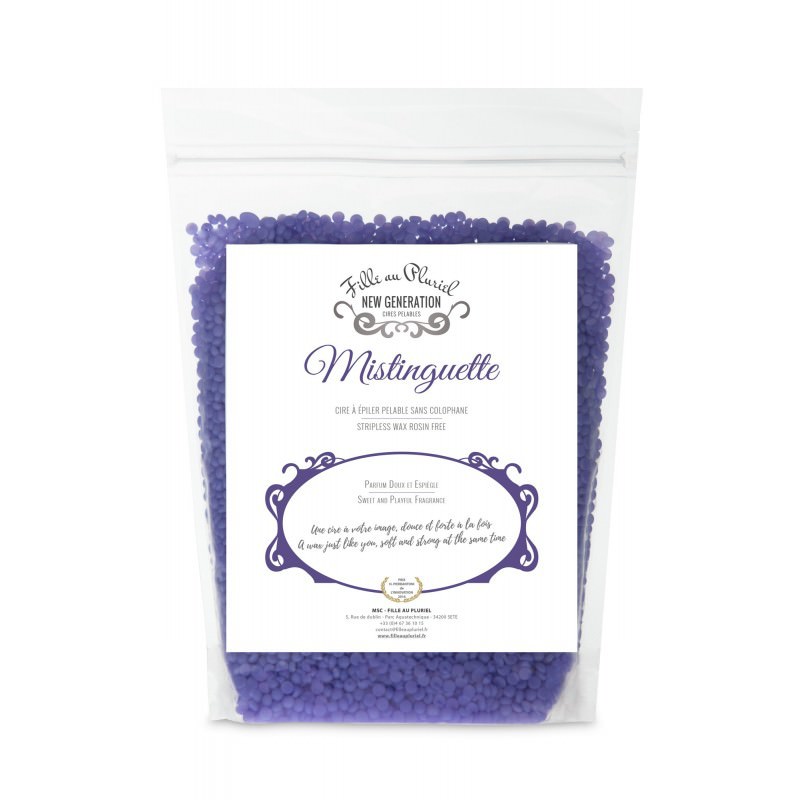 Cire à épiler sans bandes MISTINGUETTE 800G - FILLE AU PLURIEL